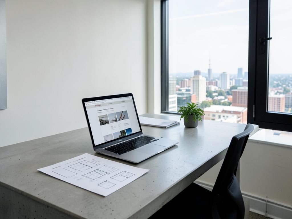 Modern Oakland design studio workspace